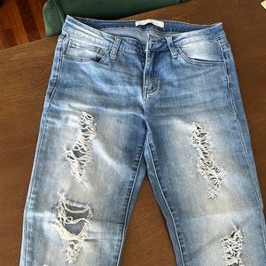 Perfectly distressed jeans